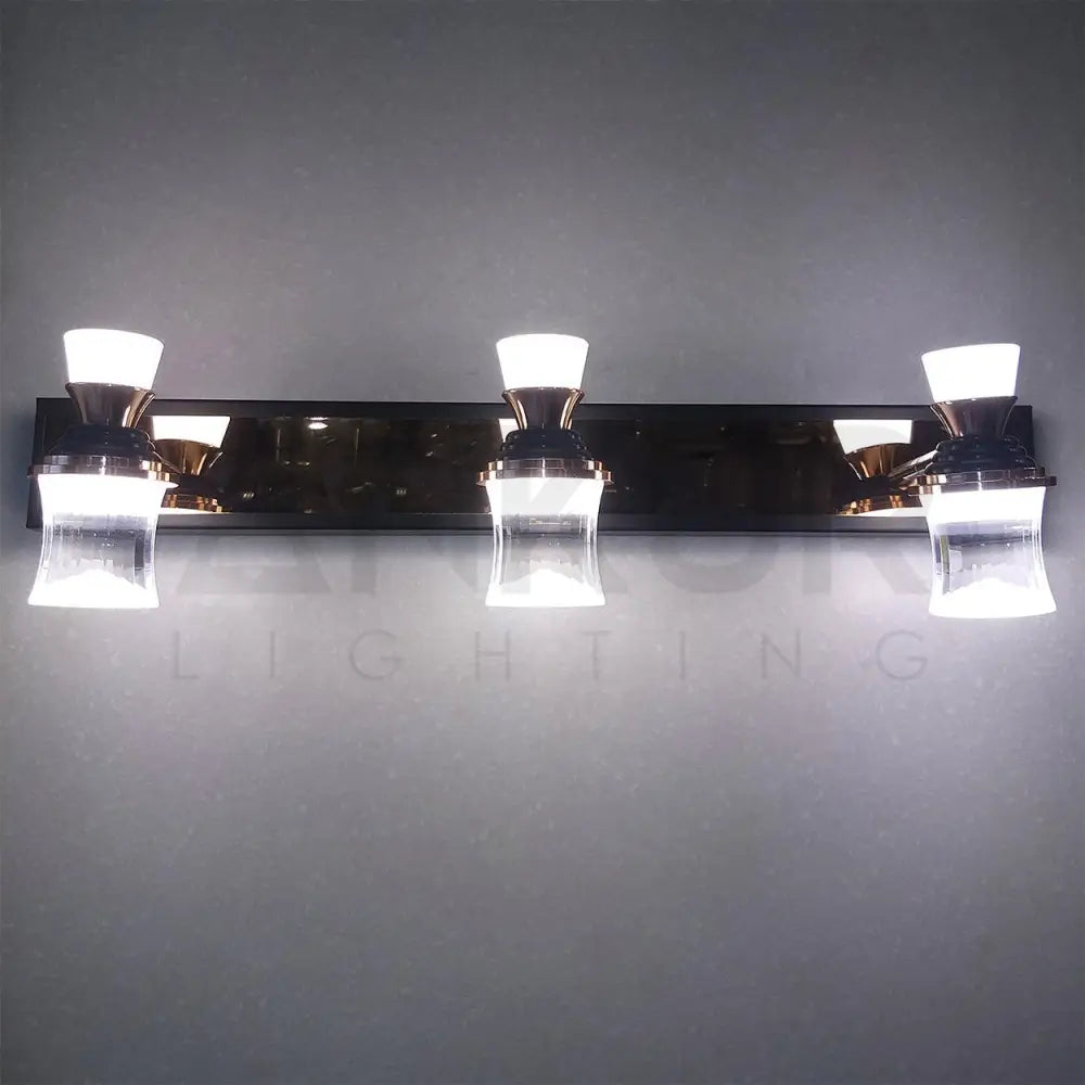 ANKUR COPPER HAT WITH GLASS BUBBLE LED MIRROR PICTURE WALL LIGHT - Ankur Lighting