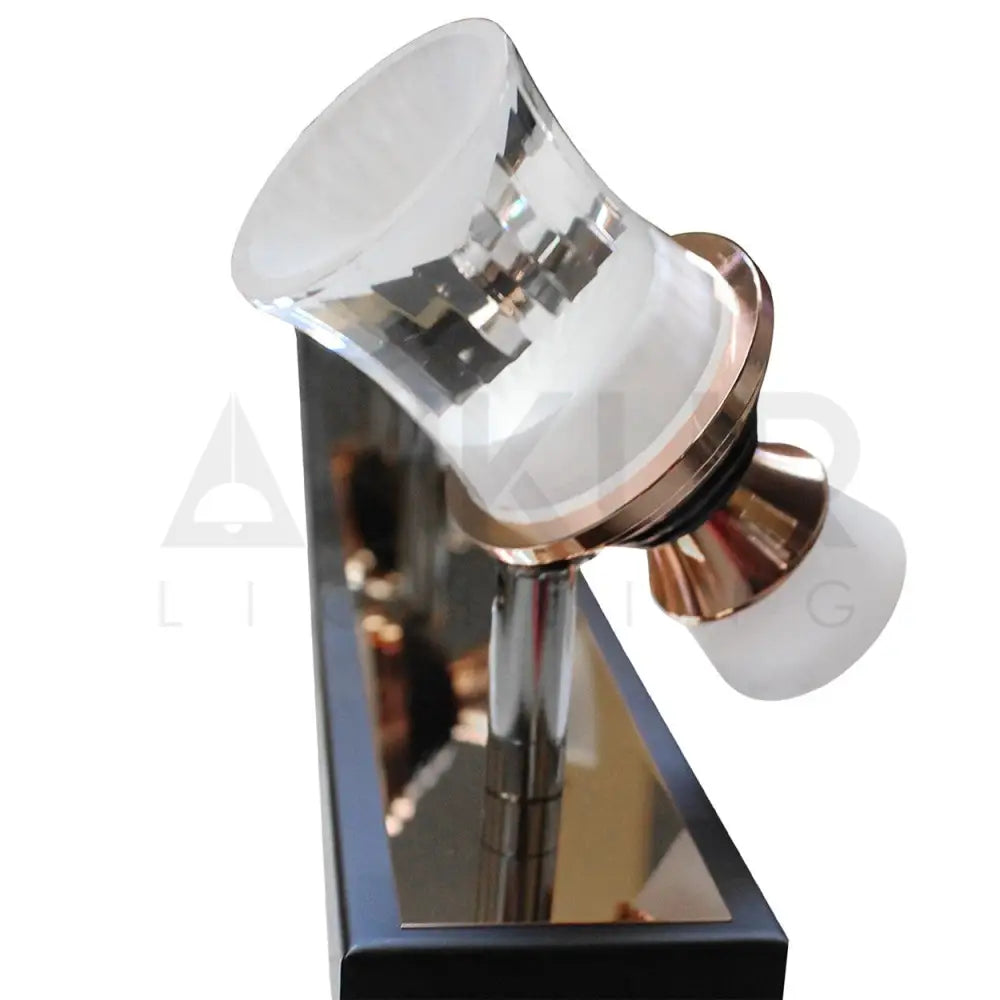 ANKUR COPPER HAT WITH GLASS BUBBLE LED MIRROR PICTURE WALL LIGHT - Ankur Lighting