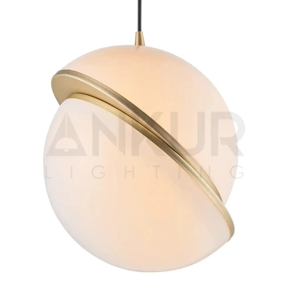 ANKUR CRESCENT MODERN GLOBE HANGING LIGHT - Ankur Lighting