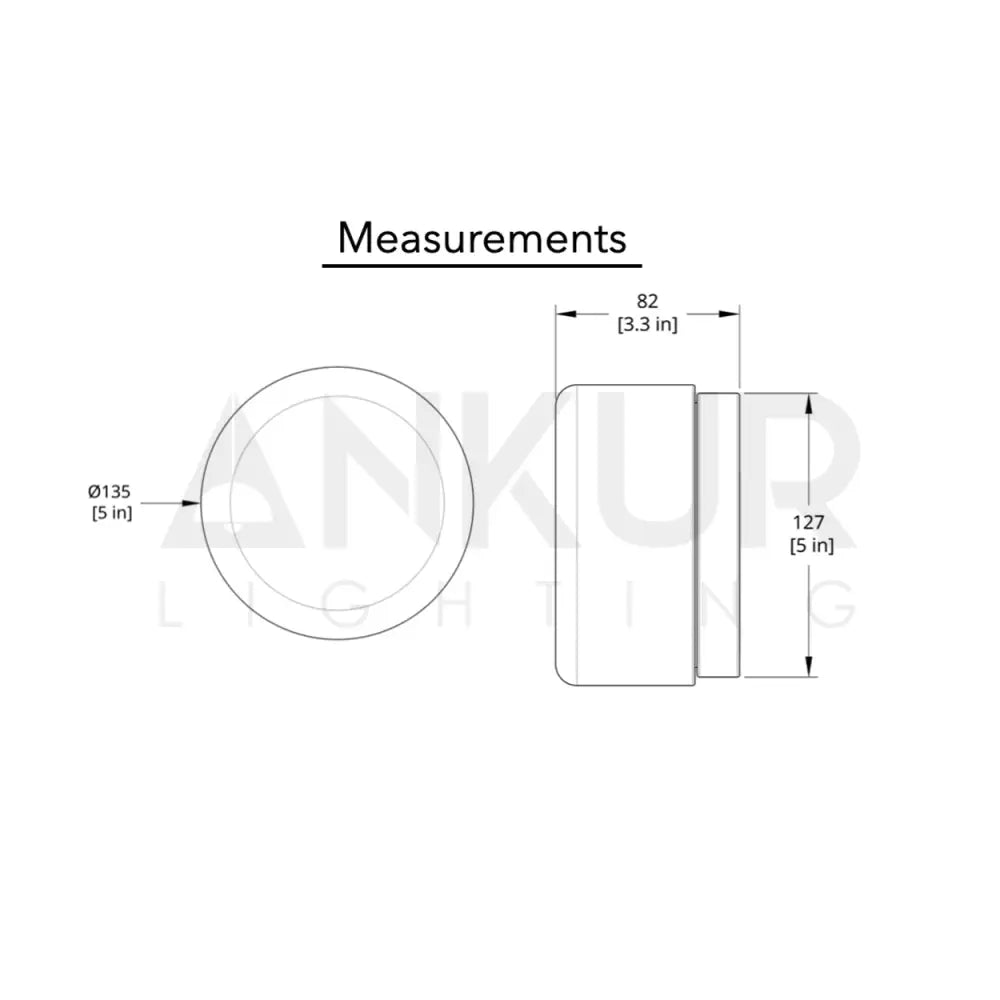 ANKUR DIMPLE CONTEMPORARY LED WALL LIGHT / CEILING LIGHT Wall Light