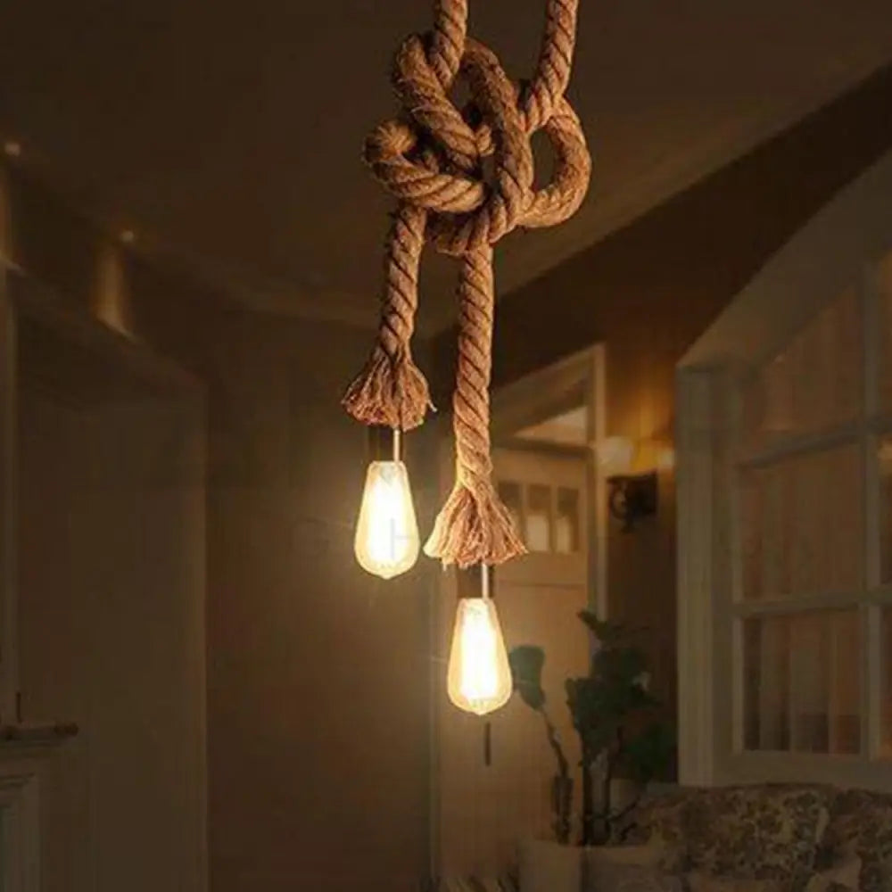 ANKUR DOUBLE ROPE HANGING - Ankur Lighting