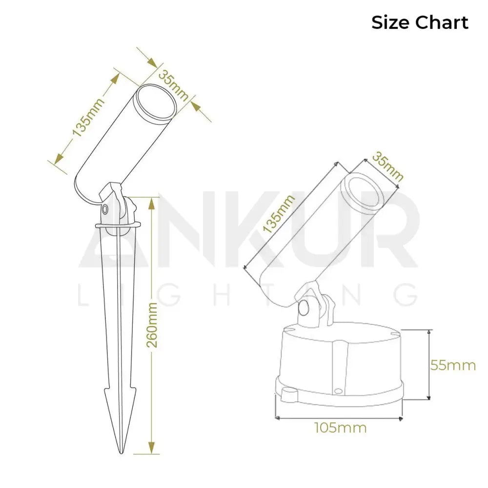 ANKUR DOXX LED OUTDOOR GARDEN FACADE LIGHT - Ankur Lighting
