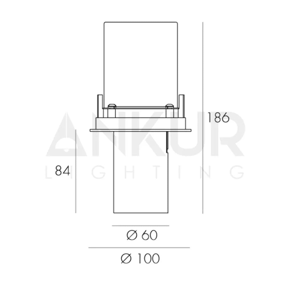 Ankur Euro Senior Pull-Out Round Recessed LED Downlight - Ankur Lighting