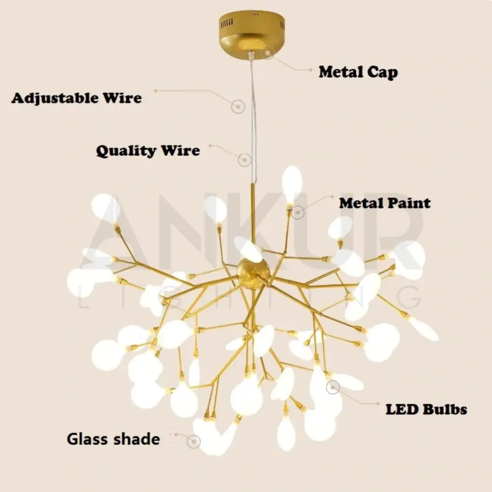 ANKUR FIREFLY CHANDELIER - Ankur Lighting