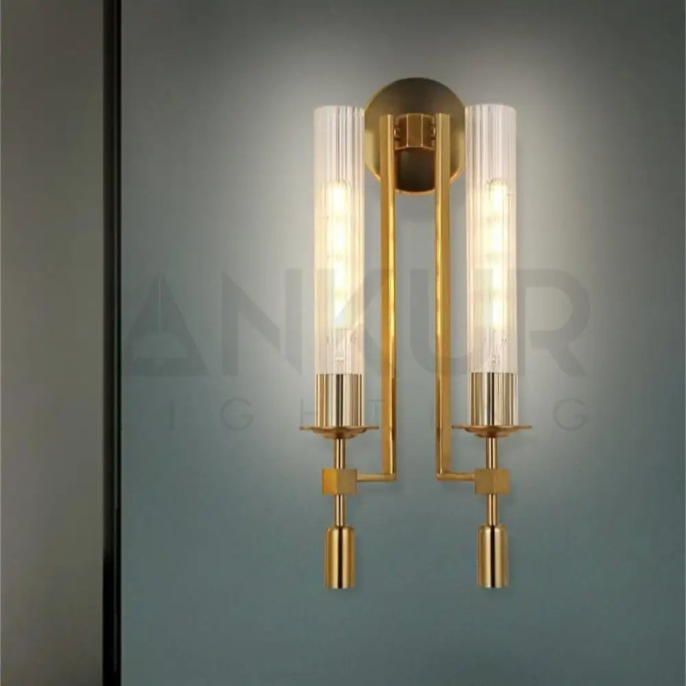 ANKUR FONTANELLE MODERN CONTEMPORARY WALL SCONCE Double Lighting