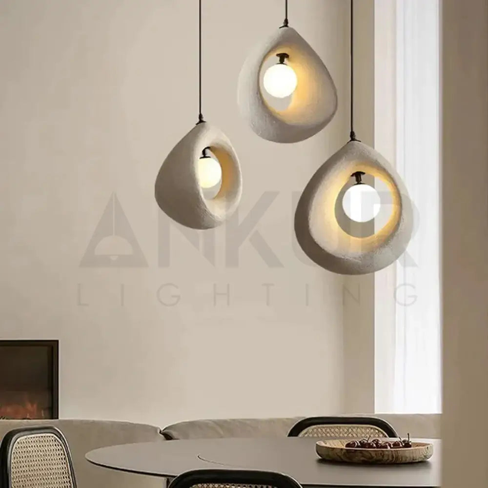 ANKUR FORBUS NORDIC EARTHY STYLE PENDANT LIGHT FOR LIVING ROOM OUTDOOR LIGHT