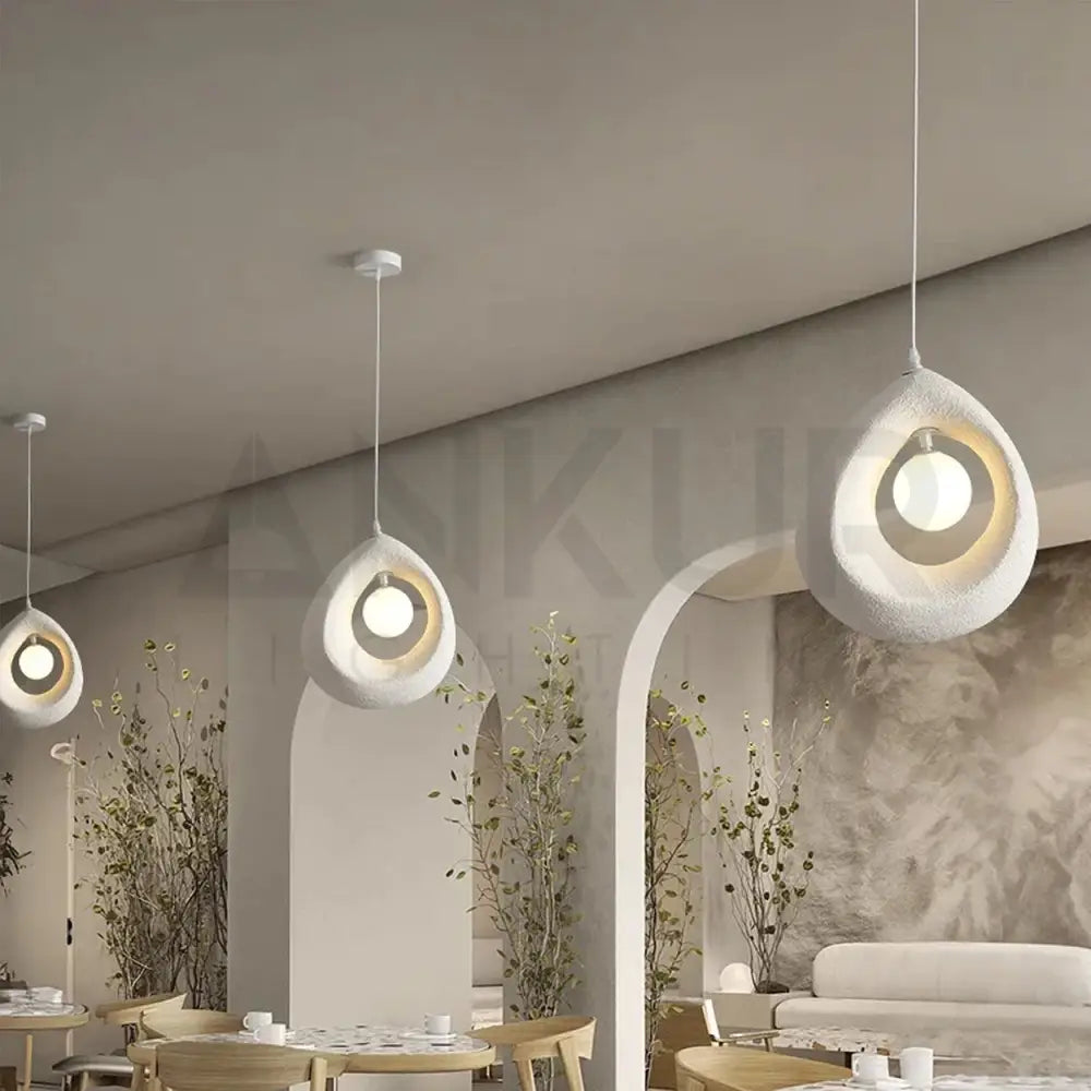 ANKUR FORBUS NORDIC EARTHY STYLE PENDANT LIGHT FOR LIVING ROOM OUTDOOR LIGHT
