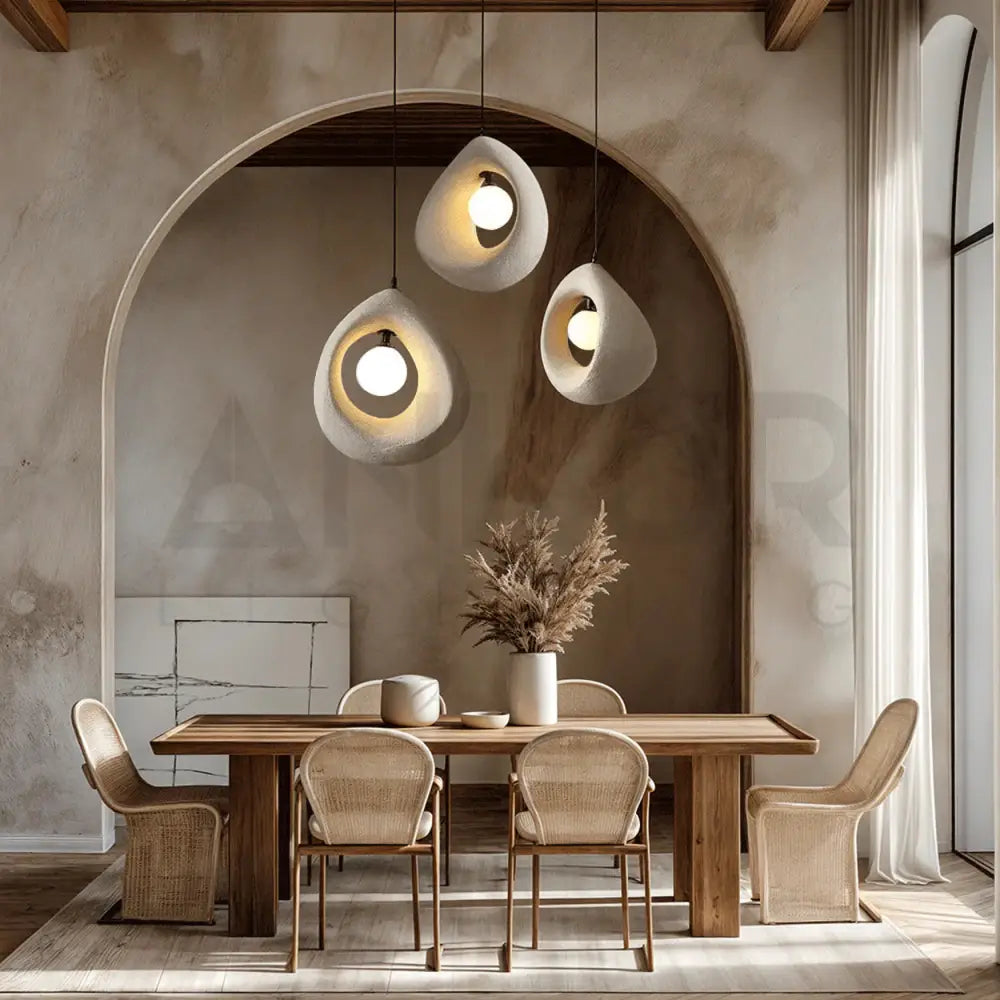 ANKUR FORBUS NORDIC EARTHY STYLE PENDANT LIGHT FOR LIVING ROOM OUTDOOR LIGHT