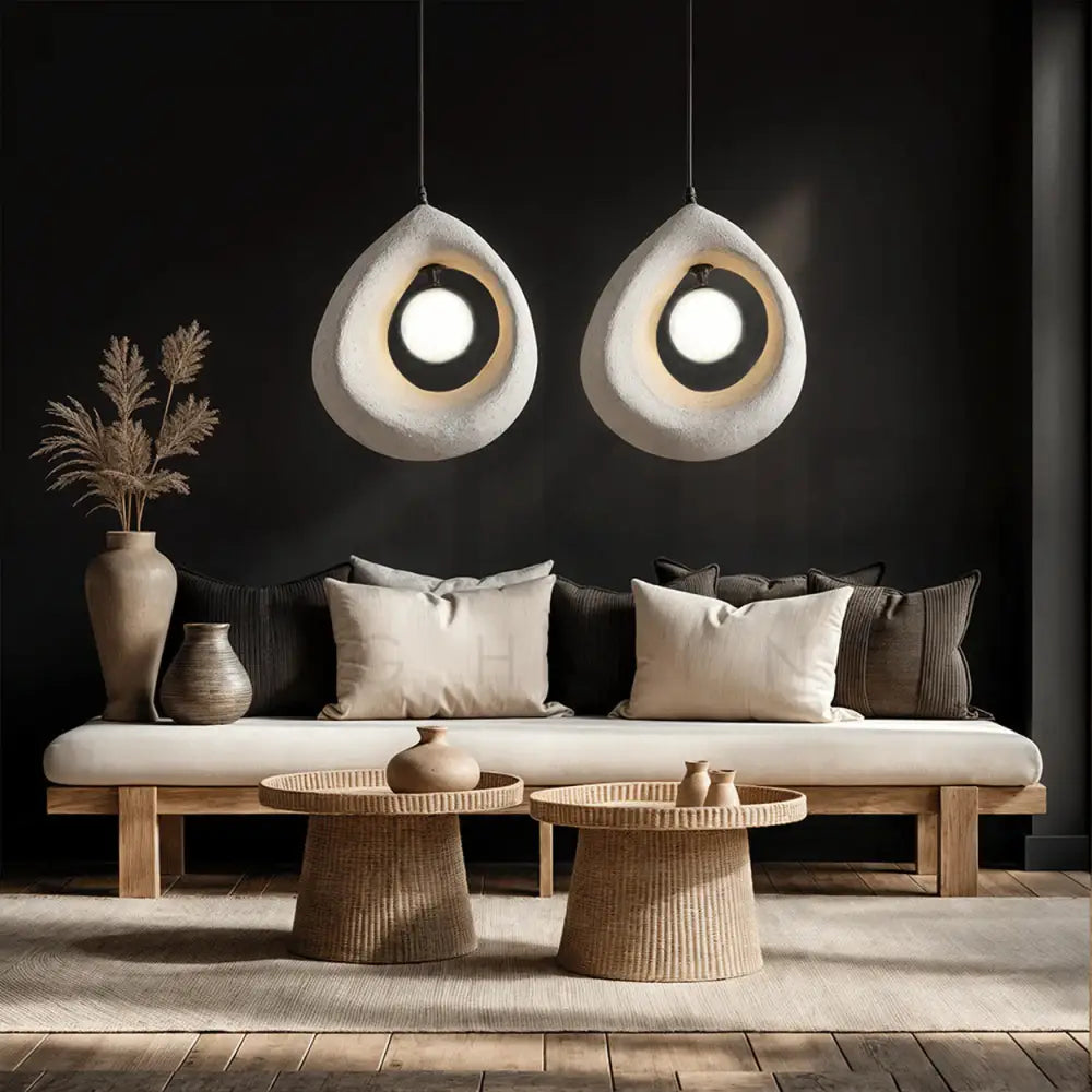 ANKUR FORBUS NORDIC EARTHY STYLE PENDANT LIGHT FOR LIVING ROOM OUTDOOR LIGHT