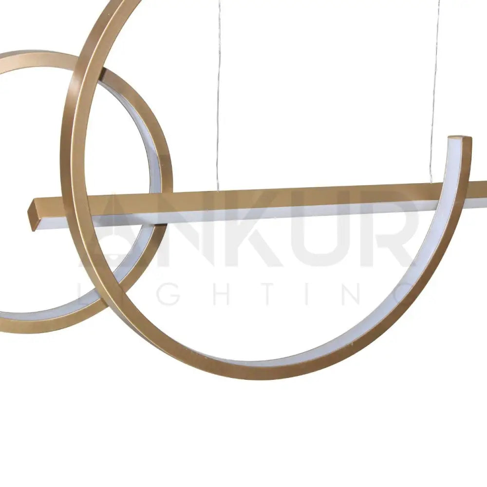 ANKUR GEOM ABSTRACT MODERN CONTEMORARY LED CHANDELIER - Ankur Lighting