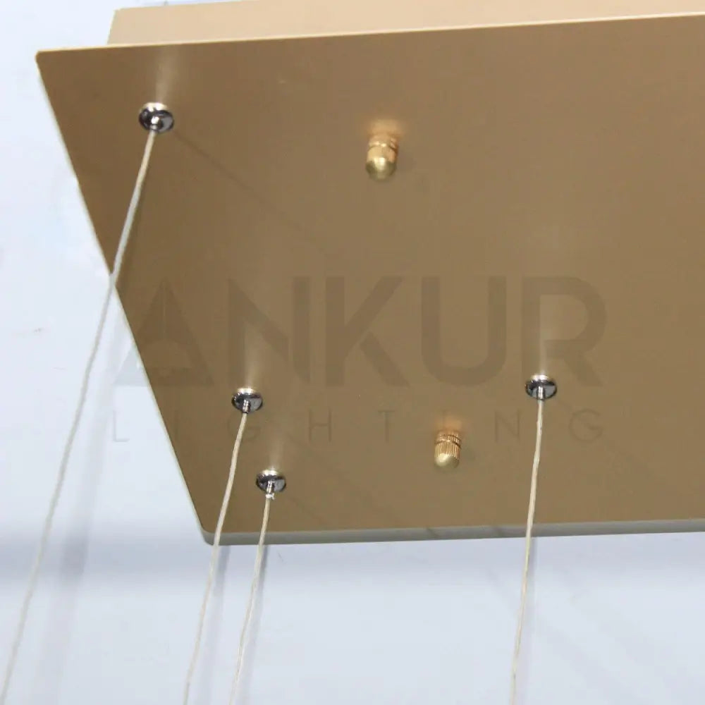 ANKUR GEOM ABSTRACT MODERN CONTEMORARY LED CHANDELIER - Ankur Lighting
