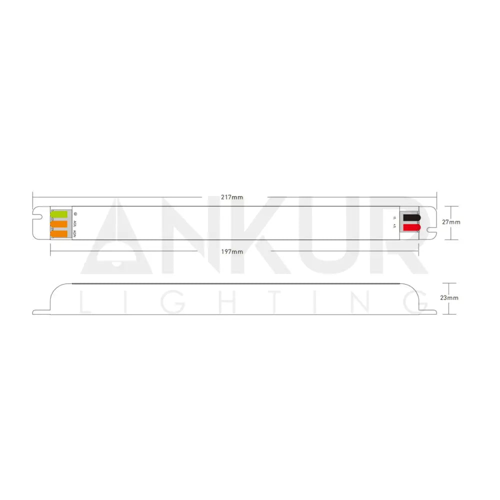 ANKUR ’H SERIES’ ULTRAFINE SLEEK DRIVER - 12V/12.5AMP/150W/IP20