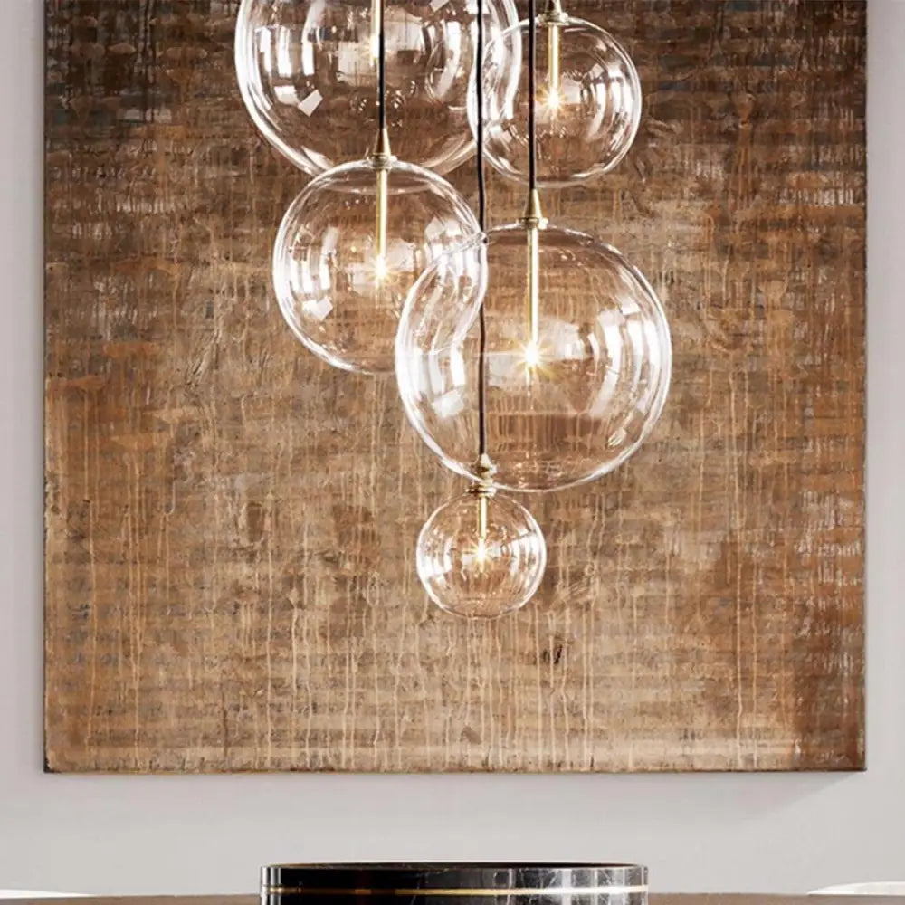 ANKUR CLEAR GLASS HANGING LIGHT - Ankur Lighting