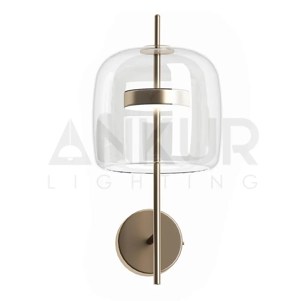 ANKUR JUBE CONTEMPORARY GLASS LED WALL LIGHT - Ankur Lighting