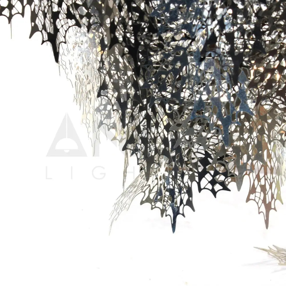ANKUR LASER CUT METAL MAPLE LEAF CHANDELIER - Ankur Lighting