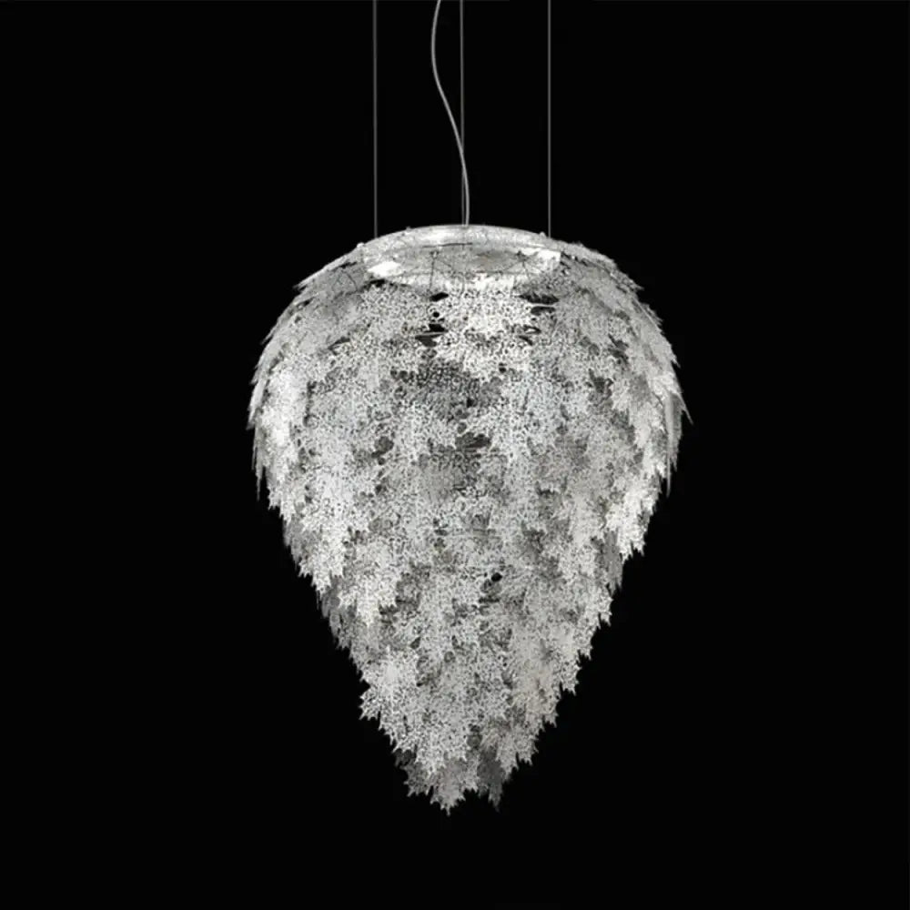 ANKUR LASER CUT METAL MAPLE LEAF CHANDELIER - Ankur Lighting