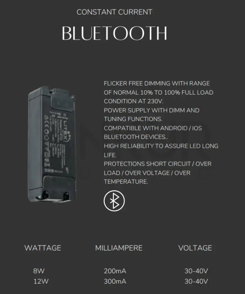 ANKUR LTX BLUETOOTH DIMMABLE CONSTANT CURRENT LED DRIVER