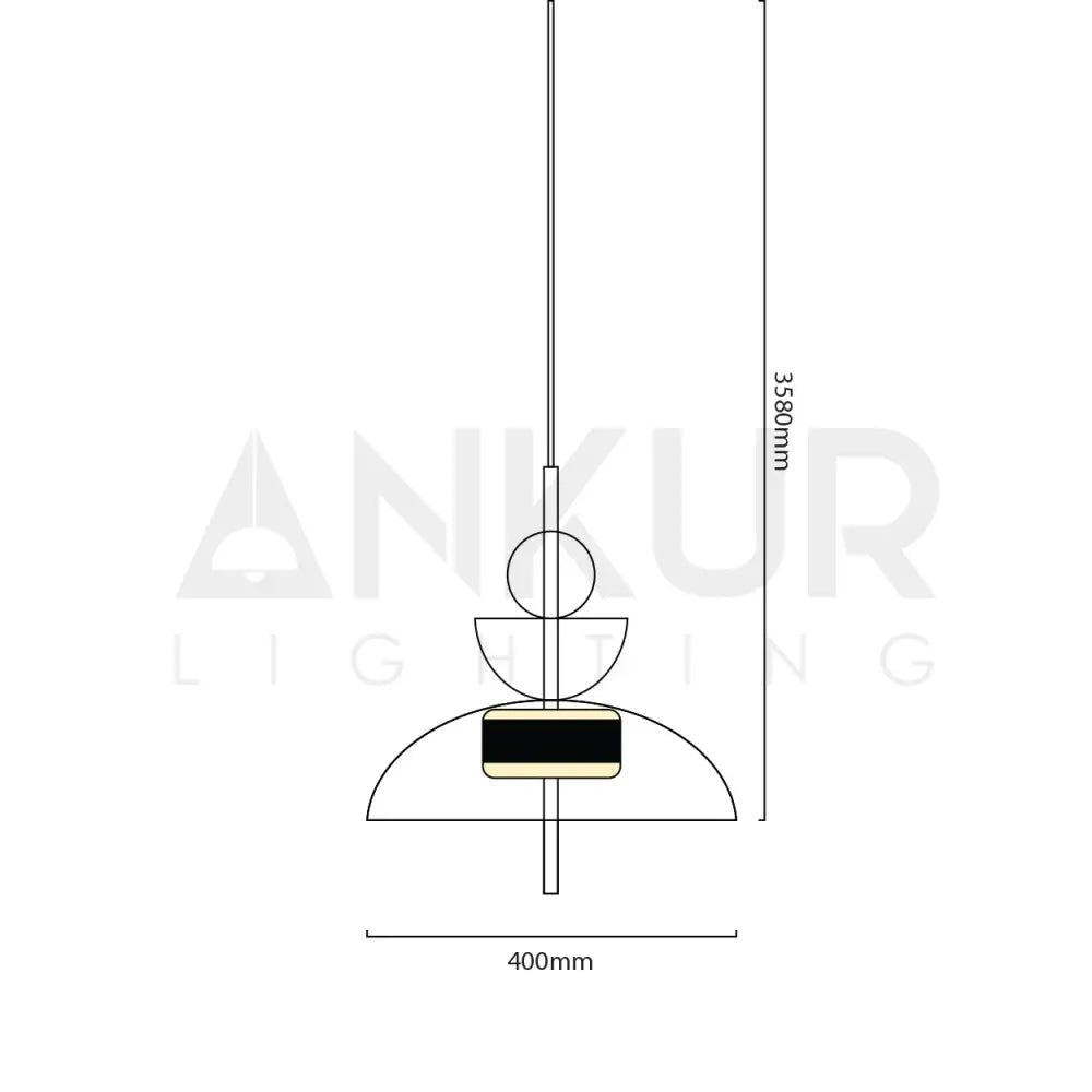 ANKUR MAYTONI BK1 CONTEMPORY MODERN GLASS LED PENDANT LIGHT Lighting