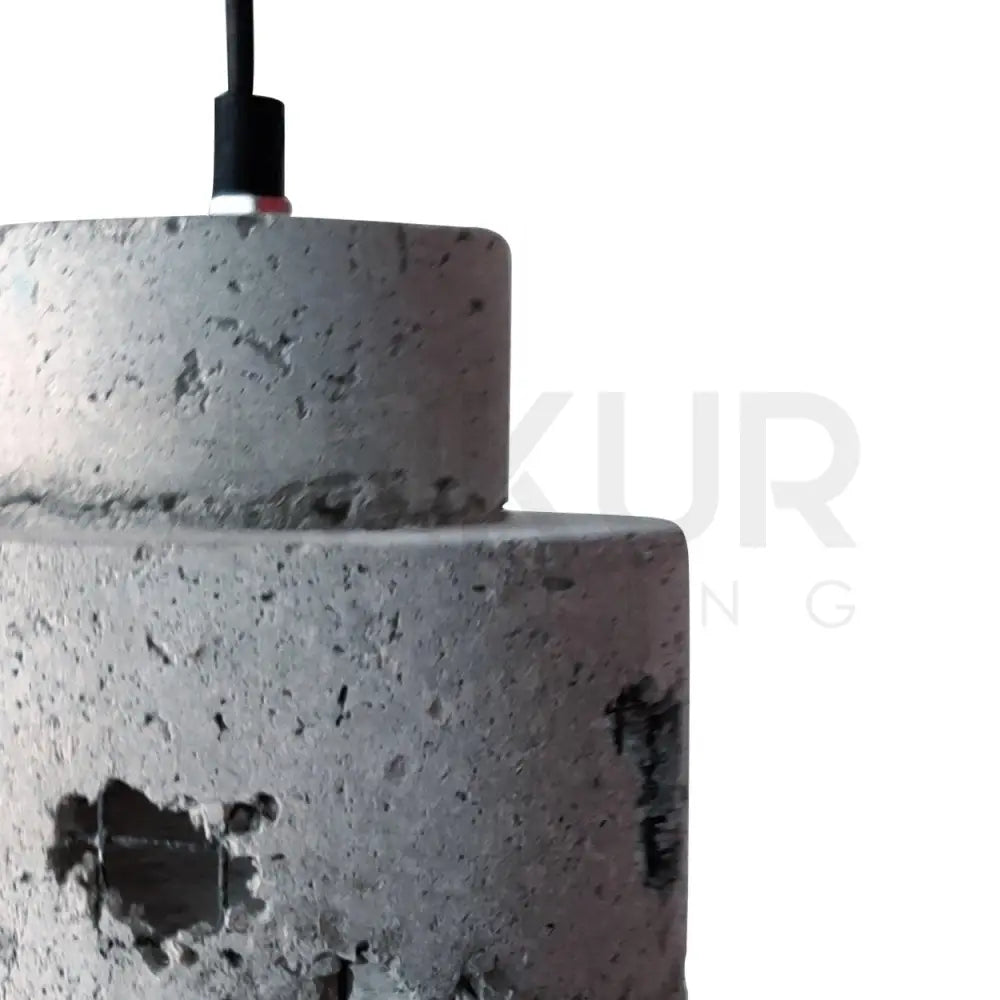 Ankur Metal Mesh Round Concrete Hanging - Ankur Lighting
