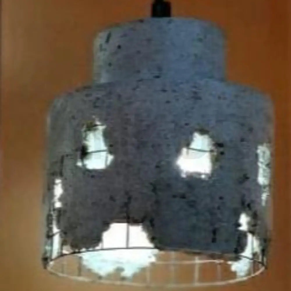 Ankur Metal Mesh Round Concrete Hanging - Ankur Lighting