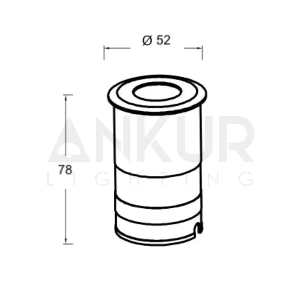 ANKUR MINI LOTUS 3W OUTDOOR IN-GROUND BURIAL LED LIGHT - Ankur Lighting