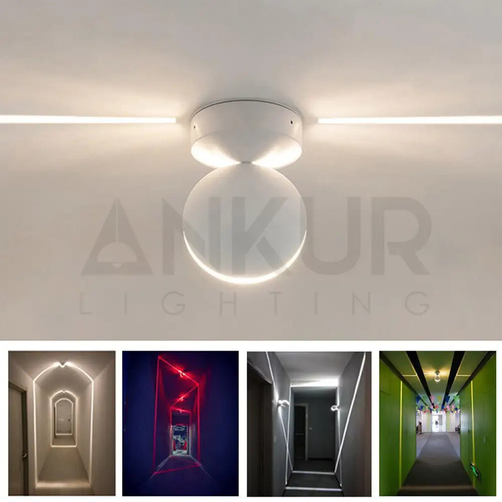 ANKUR MODERN 541 IGUZ 360° TRICK LED OUTDOOR WALL LIGHT