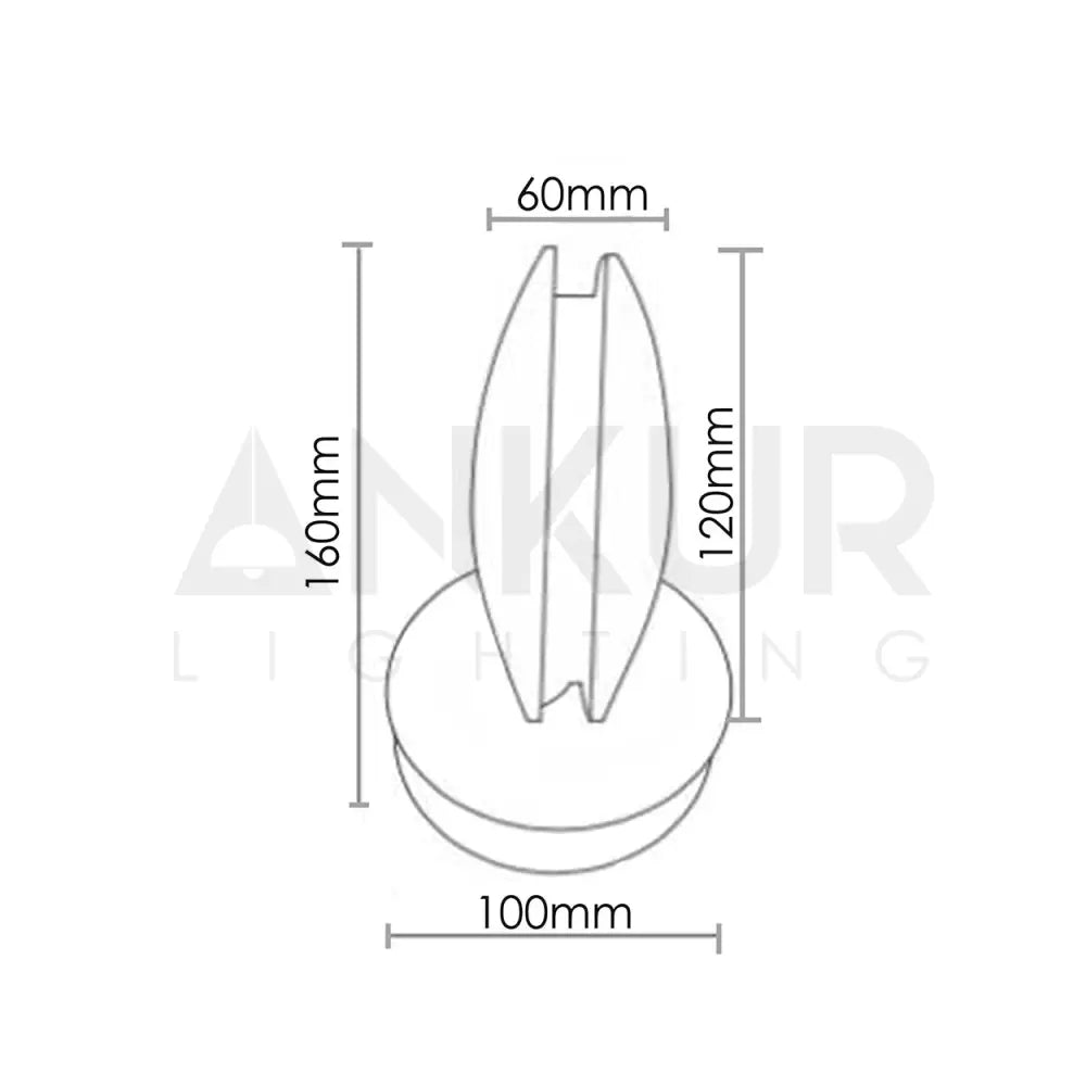 ANKUR MODERN 541 IGUZ 360° TRICK LED OUTDOOR WALL LIGHT