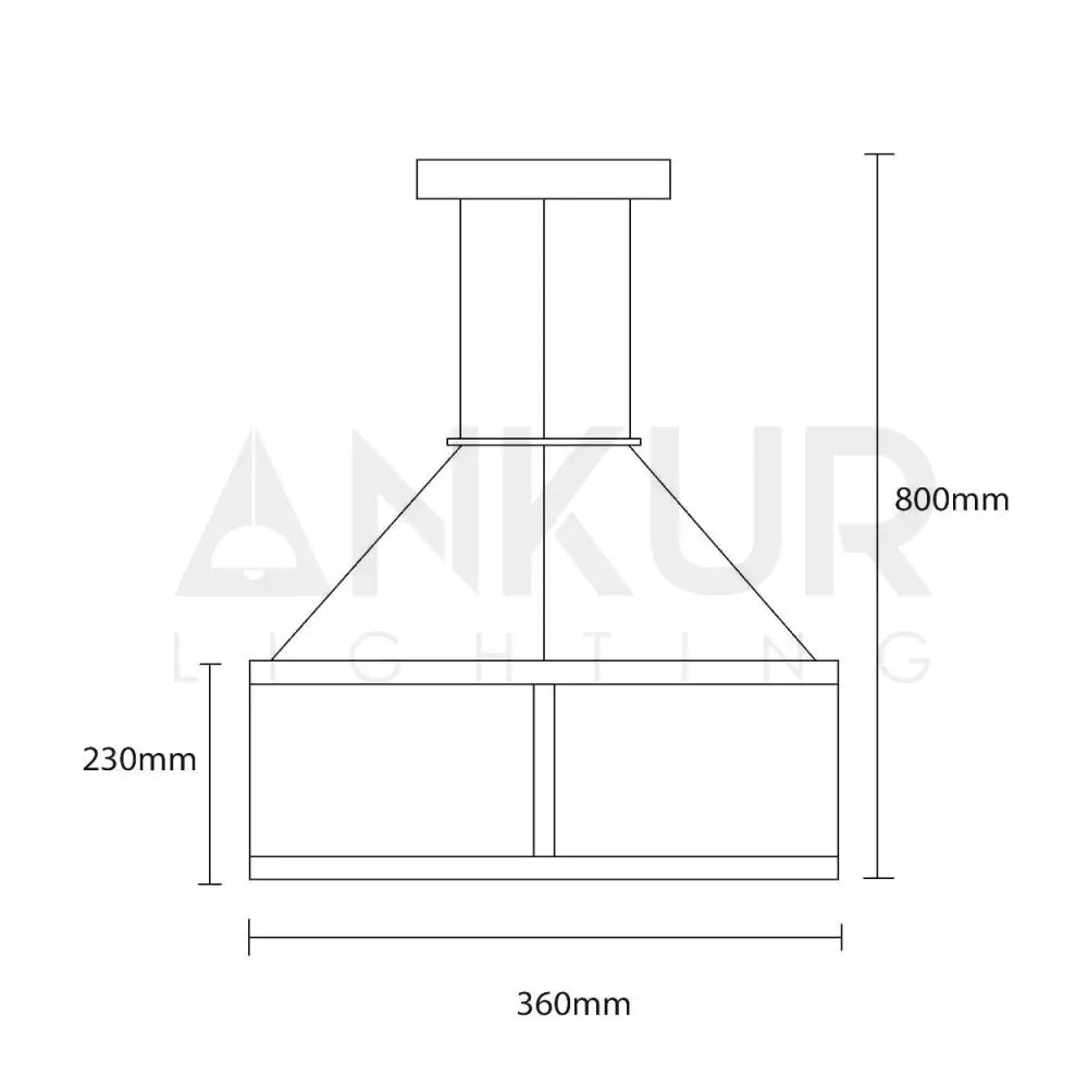 ANKUR MODERN LED CAGE HANGING LIGHT - Ankur Lighting