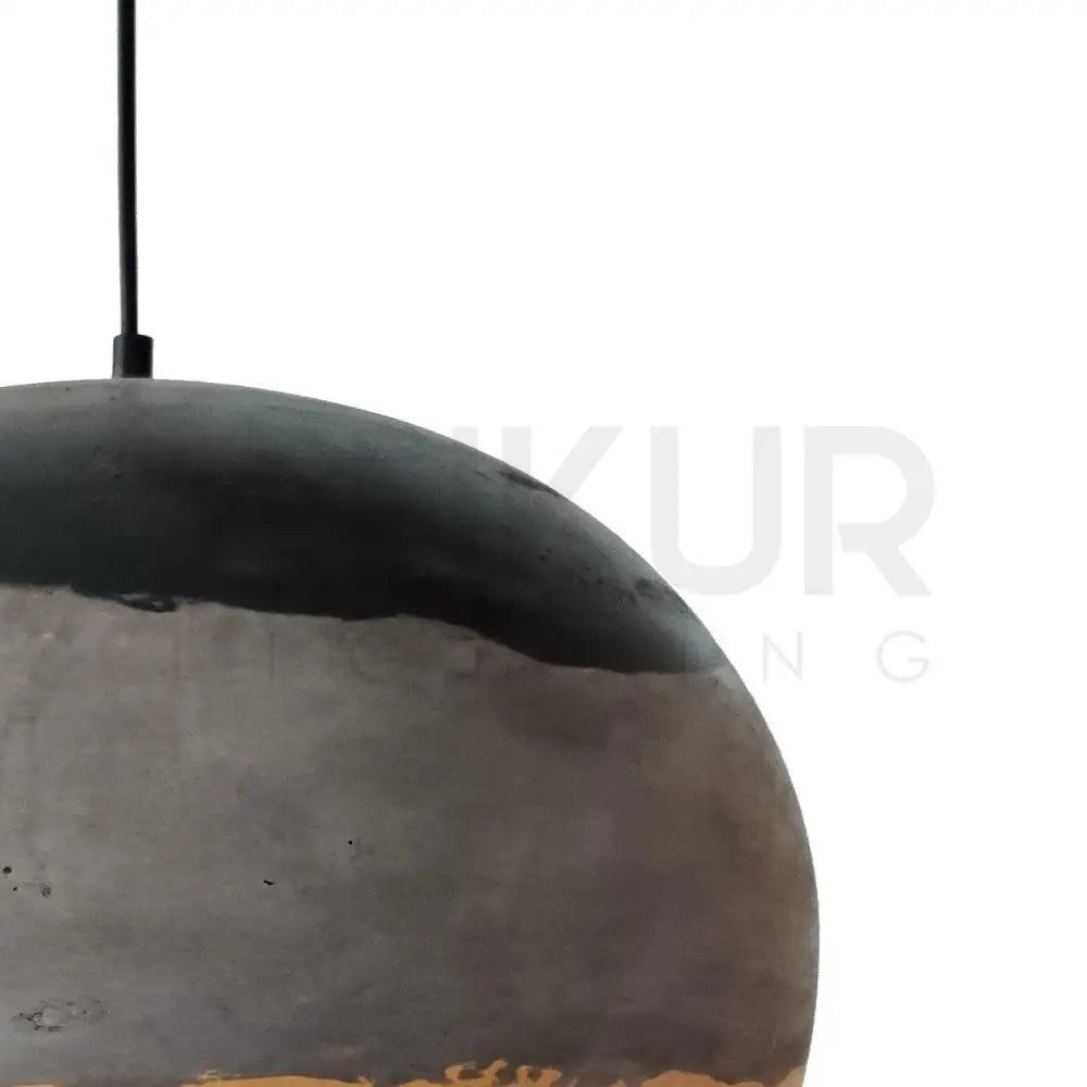 ANKUR ORB FEATHER LITE CONCRETE HANGING LIGHT - Ankur Lighting