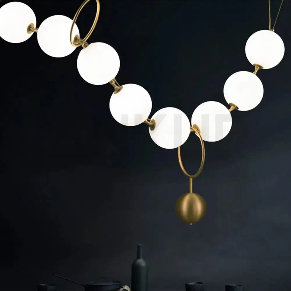 ANKUR THE STRING OF PEARLS CHANDELIER - Ankur Lighting