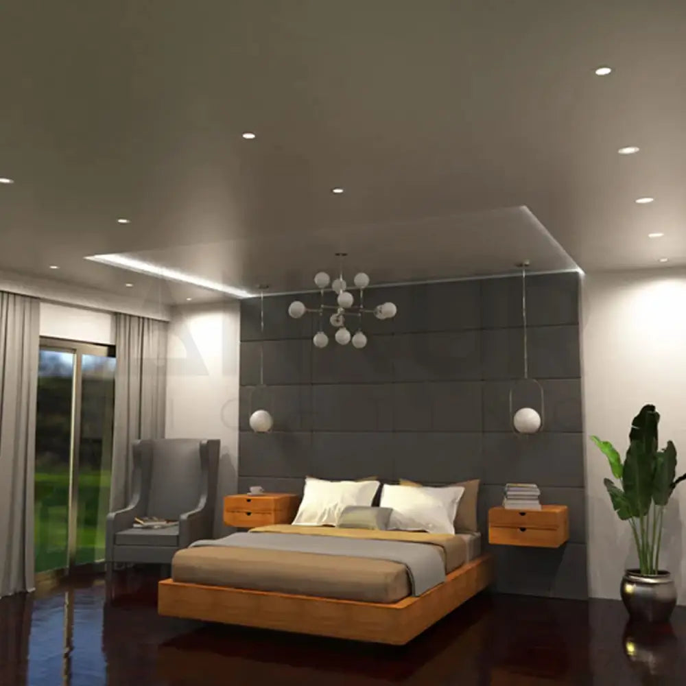 ANKUR PRISM 9677 LED ROUND RECESSED DOWNLIGHT | INDOOR AND OUTDOOR CEILING DOWNLIGHT| FOCUS DOWNLIGHT FOR RETAIL STORE