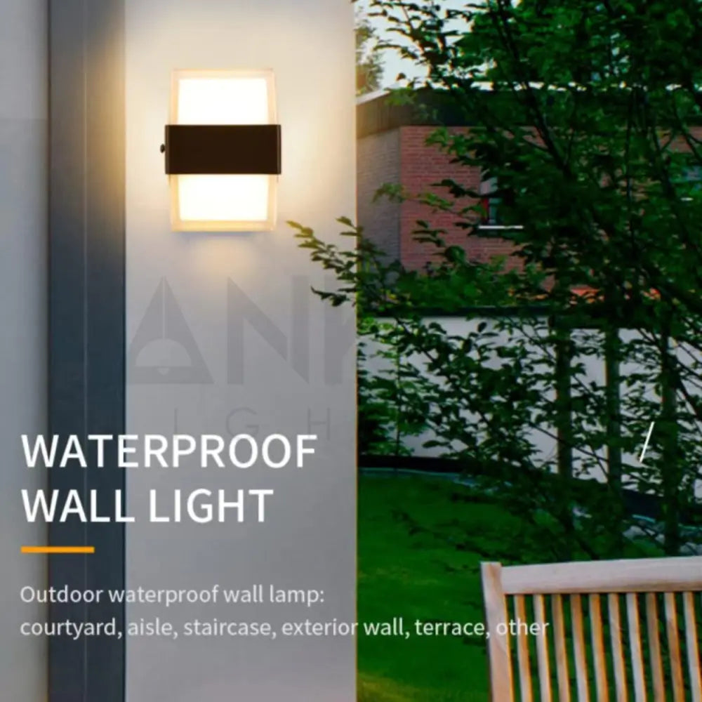 ANKUR SABLE UP/DOWN INDOOR/OUTDOOR ACRYLIC WALL LIGHT - Ankur Lighting