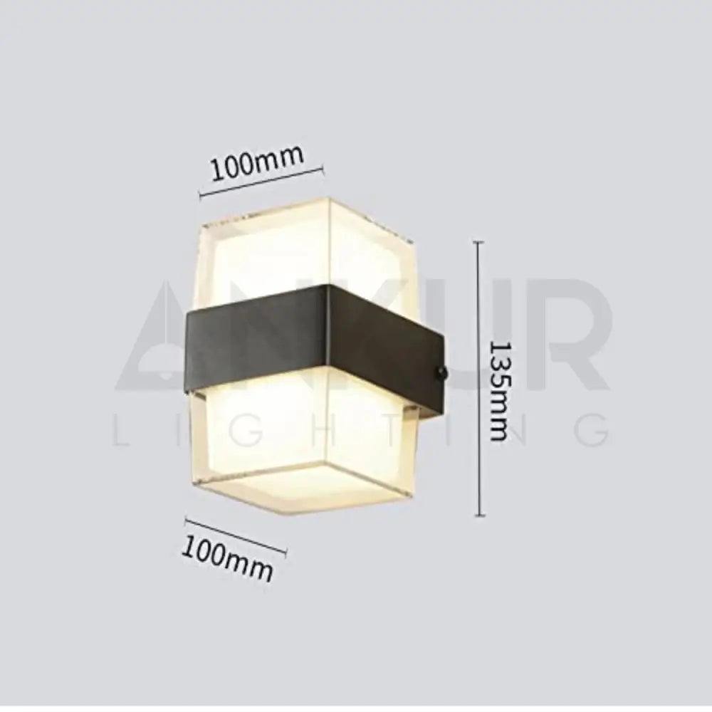 ANKUR SABLE UP/DOWN INDOOR/OUTDOOR ACRYLIC WALL LIGHT - Ankur Lighting