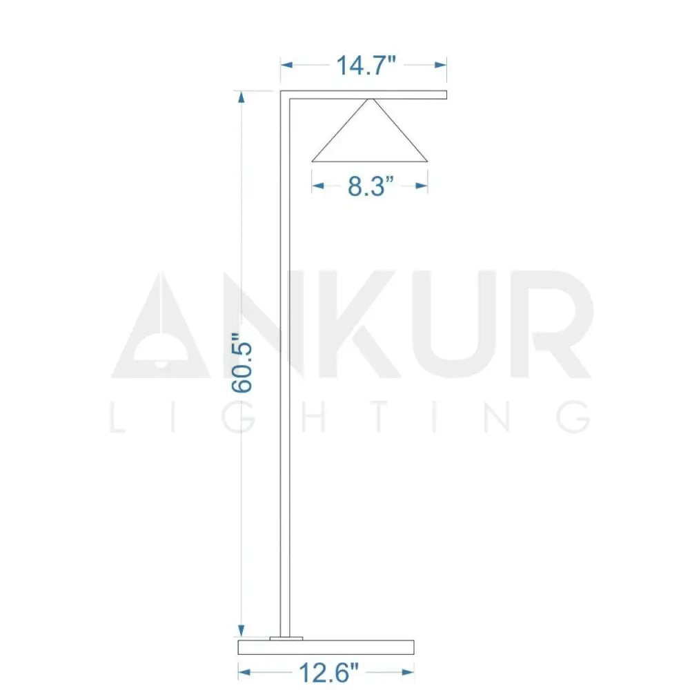 ANKUR SLOF CAPTAIN FLINT FLOOR LAMP - Ankur Lighting