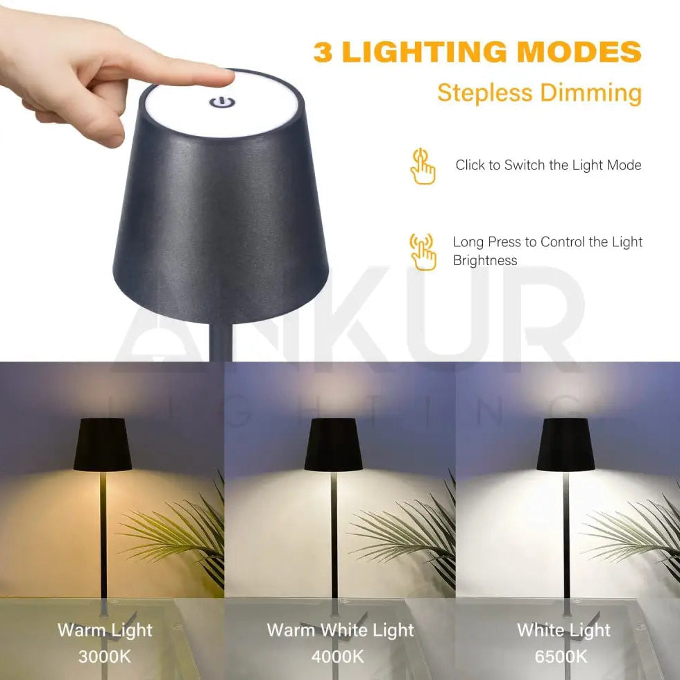 ANKUR UNPLUGGED SOLARA WIRELESS CHARGABLE TABLE LAMP Table Lamp