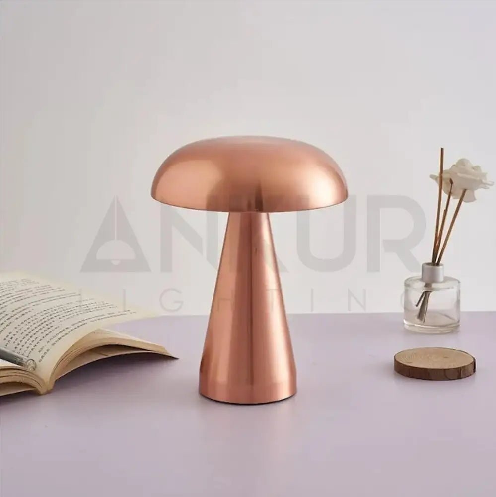 ANKUR UNPLUGGED ZEN LUME WIRELESS MUSHROOM SHAPED TABLE LAMP Table Lamp