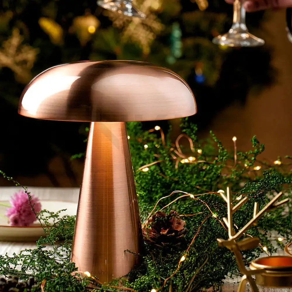 ANKUR UNPLUGGED ZEN LUME WIRELESS MUSHROOM SHAPED TABLE LAMP Table Lamp