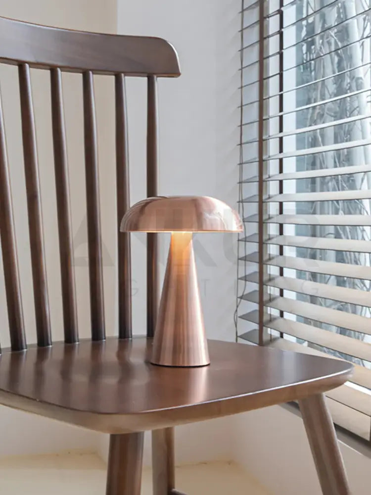 ANKUR UNPLUGGED ZEN LUME WIRELESS MUSHROOM SHAPED TABLE LAMP Table Lamp