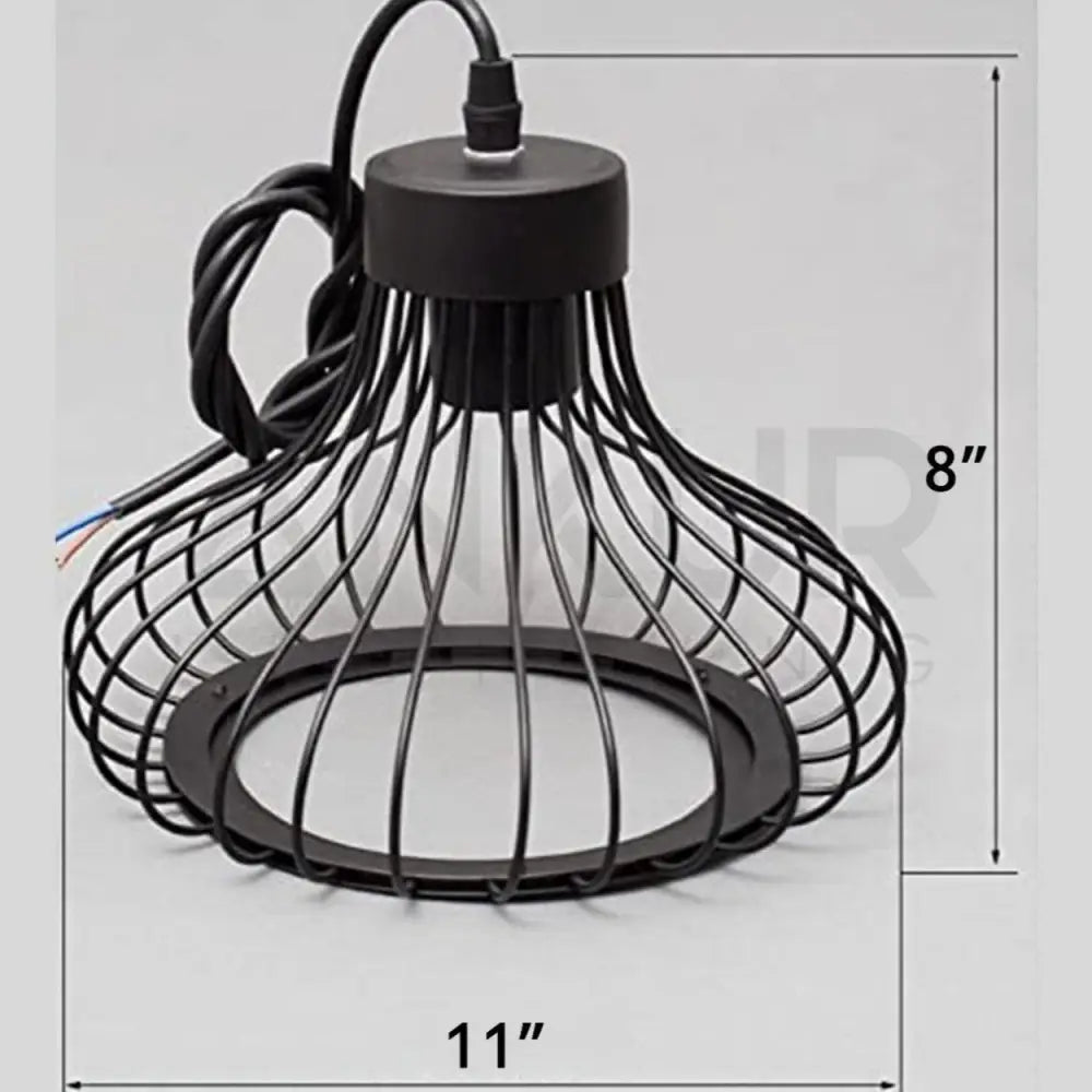 ANKUR VINTAGE RETRO CAGE HANGING PENDANT LIGHT - Ankur Lighting