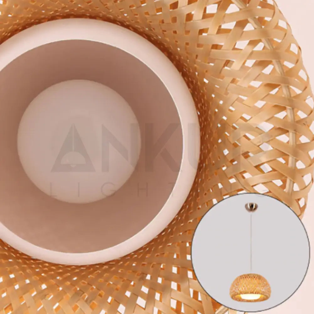 ANKUR ZANE CANE MESH PENDANT LIGHT - Ankur Lighting