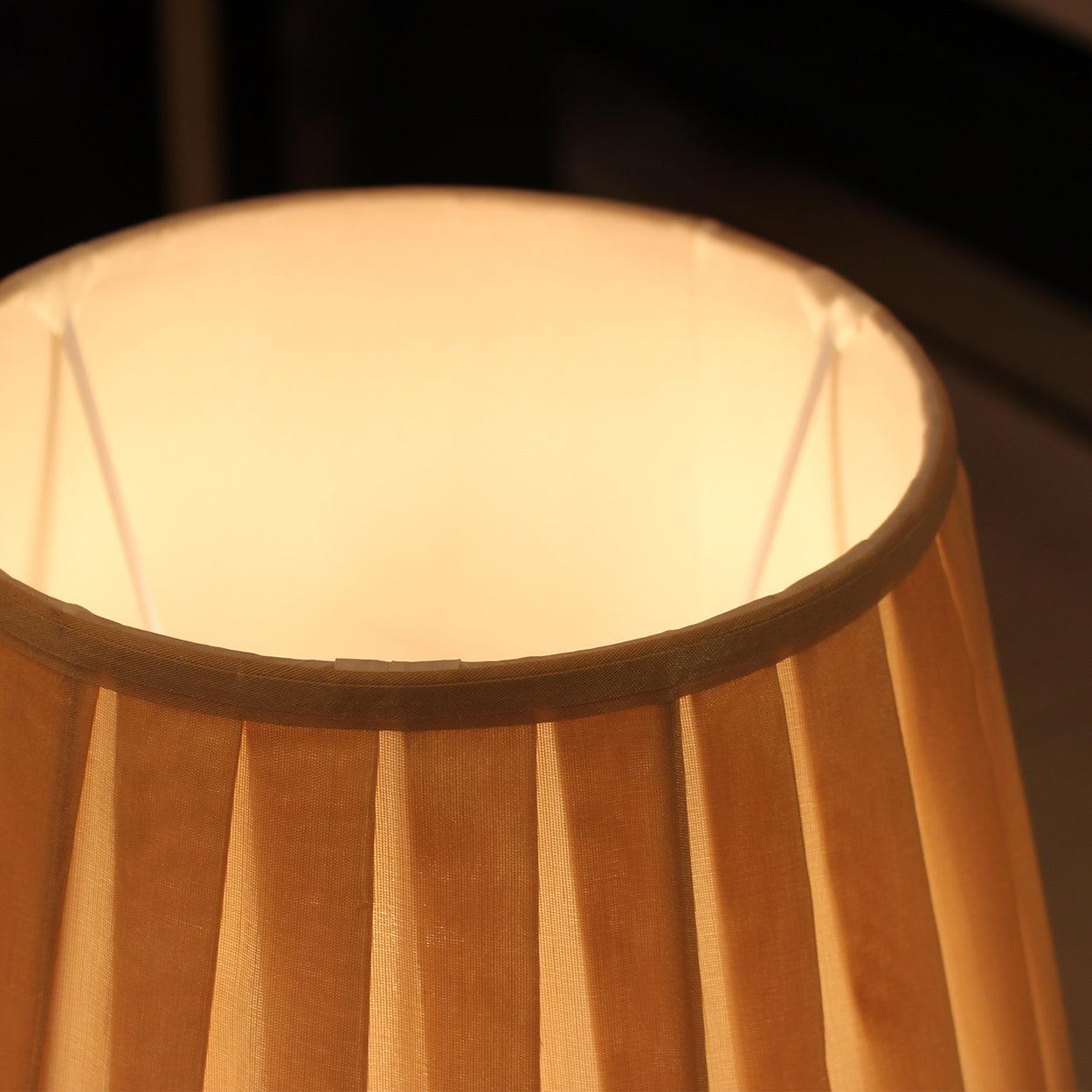 AQUA CERAMIC BEDSIDE TABLE LAMP - Ankur Lighting