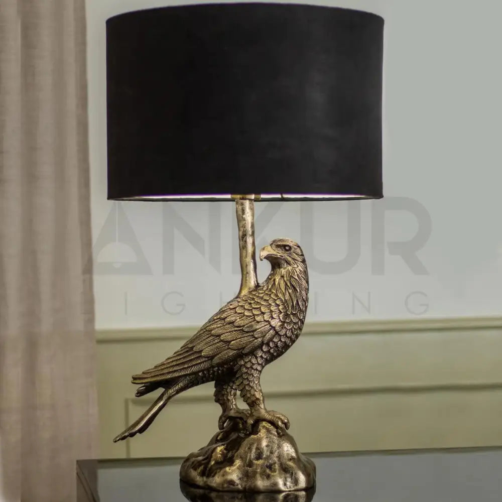 AUREL HANDMADE METAL BEDSIDE TABLE LAMP - Ankur Lighting