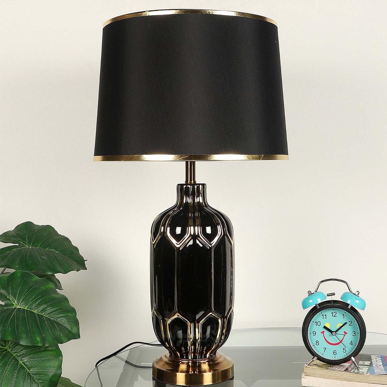 BLEEN CERAMIC TABLE LAMP BEDSIDE LAMP - Ankur Lighting