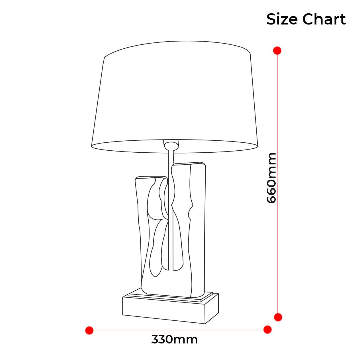 ELITE REGAL TABLE LAMP BEDSIDE LAMP - Ankur Lighting