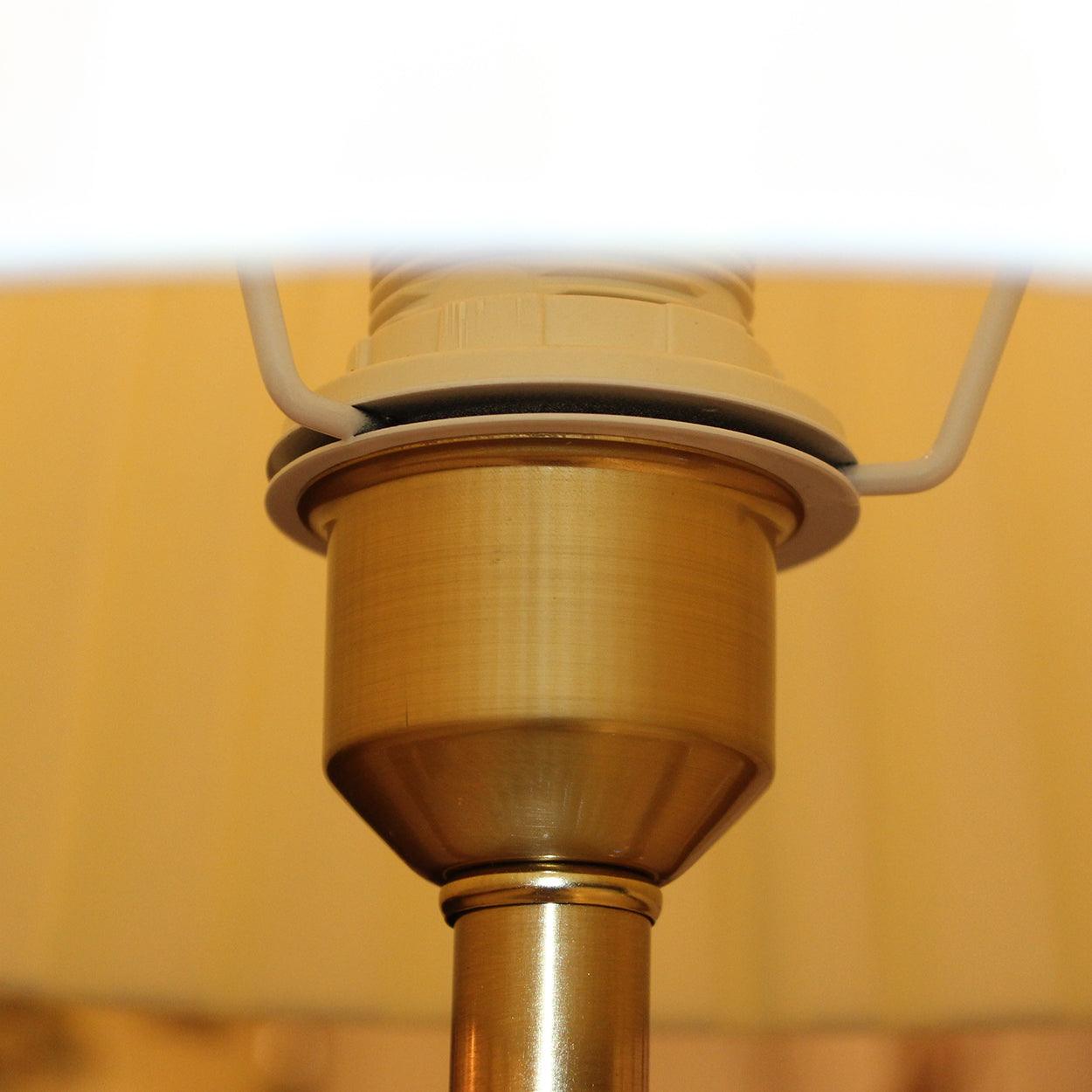 FLUTED CERAMIC BEDSIDE TABLE LAMP - Ankur Lighting