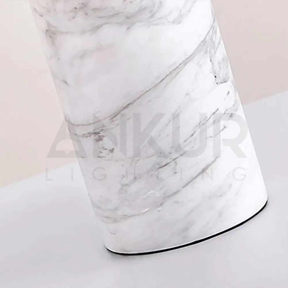 GOLD WITH MARBLE TEXTURE TABLE LAMP - Ankur Lighting