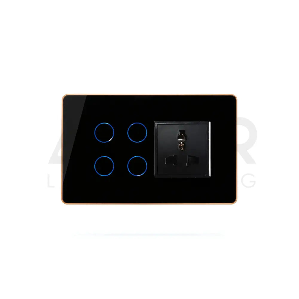 HOGAR SMART 4+1 TOUCH SWITCH PANELS WITH BUILT-IN AUTOMATION - Ankur Lighting