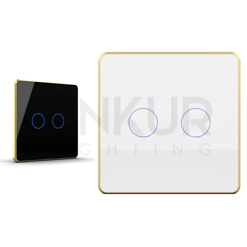HOGAR SMART DOUBLE TOUCH SWITCH PANELS BUILT-IN AUTOMATION - Ankur Lighting