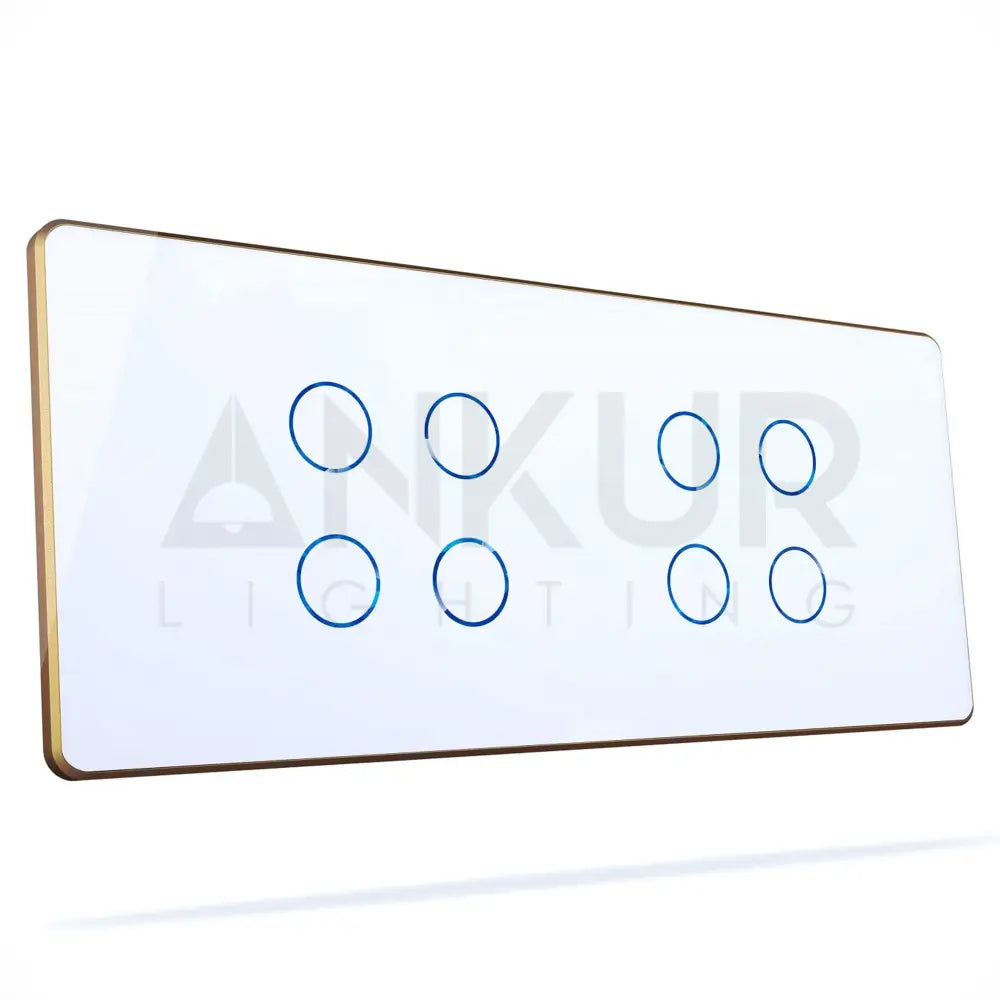 HOGAR SMART EIGHT TOUCH SWITCH PANLES WITH BUILT-IN AUTOMATION - Ankur Lighting