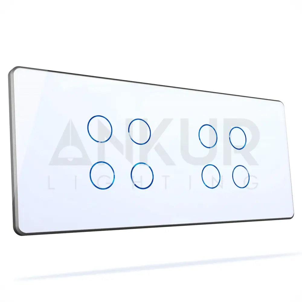 HOGAR SMART EIGHT TOUCH SWITCH PANLES WITH BUILT-IN AUTOMATION - Ankur Lighting